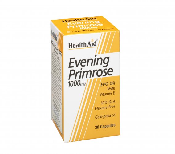 Health Aid Evening Primrose Oil  Έλαιο Νυχτολούλουδου 1000mg  30 caps